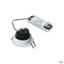 PATTA-I recessed ceiling lumin. 9W, 3000K, 38ø, round, white thumbnail 1