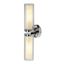 WL 106 wall lamp, E14, max 2x40W, IP44, chrome, double-glass thumbnail 1