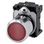 Pushbutton, compact, with extended stroke (12 mm), 22 mm, round, Metal, red transparent, pushbutton, flat, momentary contact .... 3SU1251-0EB20-0AA0-Z Y15 thumbnail 1