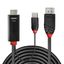 2m HDMI to Display Port 4K60Hz Adapter Cable Connects a single HDMI® device to a DisplayPort Display with a maximum resoltion of 4096x2160@60Hz thumbnail 2