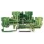 4-pin, double-deck carrier terminal block 4-pin ground conductor termi thumbnail 1