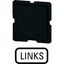 Button plate for push-button, Inscription: LINKS, 25 x 25 thumbnail 4