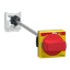 Extended rotary handle kit, TeSys Deca, IP54, red handle, with trip indication, for GV2L-GV2P thumbnail 4