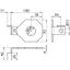 Connection bracket IF1 angled bore diameter d1 30 mm thumbnail 2