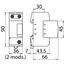 Coord. lightn. current arrester Type 1 DEHNsecure M for d.c. circuits thumbnail 2