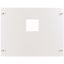 Mounting plate + front plate for HxW=300x600mm, NZM3, horizontal, white thumbnail 2