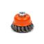 Cup brush M14 65mm for angle grinder M14 (twisted wire) thumbnail 1