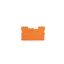 2022-1692 End plate; 1 mm thick; orange thumbnail 1