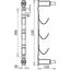 Storage device for three h.v.h.b.c. fuses and fuse tongs - single part thumbnail 2