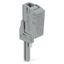 Test plug adapter N 1-pole gray thumbnail 1