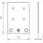 MCF-MS-P1 Mounting plate 1-pole plate 1-polig thumbnail 2