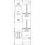 KA4211 Measurement and metering transformer board, Field width: 2, Rows: 0, 1350 mm x 500 mm x 160 mm, IP2XC thumbnail 5