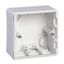 Exxact surface mounted box 1-gang high IP44 white thumbnail 2