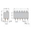 PCB terminal block push-button 1.5 mm² gray thumbnail 5