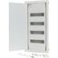 Compact distribution board-flush mounting, 4-rows, super-slim sheet steel door thumbnail 1
