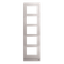 51028CF-A-02 Cover frame, 5 modules,size 1/5,Aluminum alloy thumbnail 3