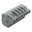 1-conductor female connector, angled CAGE CLAMP® 2.5 mm² gray thumbnail 1