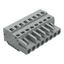 1-conductor female connector CAGE CLAMP® 2.5 mm² gray thumbnail 1