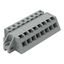 1-conductor female connector, angled CAGE CLAMP® 2.5 mm² gray thumbnail 1