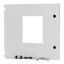 Front door for IZMX16, fixed, HxW=550x600mm, IP55, grey thumbnail 4