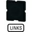 Button plate for push-button, Inscription: LINKS, 25 x 25 thumbnail 2