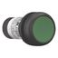 Pushbutton, Flat, maintained, 1 NC, 1 N/O, Screw connection, green, Blank, Bezel: black thumbnail 13