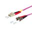 OpDAT patch cord LC-D/2xST OM4, 2.0 m thumbnail 2