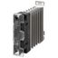 Solid-state relay, 1 phase, 23A, 100-480V AC, with heat sink, DIN rail thumbnail 1