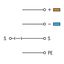 4-conductor sensor terminal block with colored conductor entries 2.5 m thumbnail 3