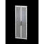 Sheet steel door, vertically divided, vented for VX IT, 800x2000 mm, RAL 7035 thumbnail 2