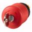 Emergency stop/emergency switching off pushbutton, RMQ-Titan, Mushroom-shaped, 38 mm, Non-illuminated, Key-release, Red, yellow, RAL 3000, Not suitabl thumbnail 2