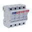Fuse-holder, LV, 30 A, AC 600 V, 10 x 38 mm, 3P+N, UL, IEC, DIN rail mount thumbnail 33