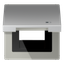 Hinged lid USB with centre plate AL2990KLUSB thumbnail 3