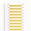 Cable coding system, 1.8 - 2.8 mm, 5.7 mm, Polyolefine, yellow thumbnail 3