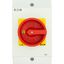 Main switch, P1, 25 A, surface mounting, 3 pole, Emergency switching off function, With red rotary handle and yellow locking ring, Lockable in the 0 ( thumbnail 27