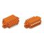 1-conductor female connector push-button Push-in CAGE CLAMP® orange thumbnail 4