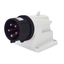 90° ANGLED SURFACE MOUNTING INLET - IP44 - 3P+E 16A 480-500V 50/60HZ - BLACK - 7H - SCREW WIRING thumbnail 1