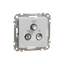 TV/R/SAT Socket intermediate 10db, Sedna, Aluminium thumbnail 5