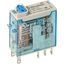 Mini.ind.relays 2CO 8A/24VDC/Agni+Au/Test button/Mech.ind. (46.52.9.024.5040) thumbnail 3