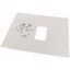 Front cover, +mounting kit, for NZM3, vertical, 3p, HxW=600x425mm, grey thumbnail 1