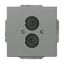 1751-803 CoverPlates (partly incl. Insert) Busch-axcent®, solo® grey metallic thumbnail 2