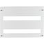 Front plate 45mm-Device cutout for 33 Module units per row, 2+ rows, white thumbnail 3