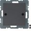 Blind plug centre plate, screw-on, B.3/B.7, ant., matt thumbnail 1