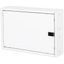 Power distribution Homecabinet, 2-row, 44 modules, RAL9003 thumbnail 1