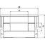 BSKH09-K0511 Fire protection duct I90/E30 Suspended mounting 1000x50x110 thumbnail 2