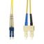 FO Patchcord Duplex LC/SC, 9/125æm OS2, LS0H-3, yellow, 3.0m thumbnail 1