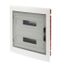 DISTRIBUTION BOARD WITH SMOKED TRANSPARENT DOOR (18X2) 36 MODULES IP40 thumbnail 1