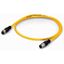 System bus cable M12B socket straight M12B plug straight yellow thumbnail 2