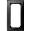 Real glass frame, 2-gang without central bridge piece, Onyx black, M-Elegance thumbnail 4