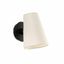 LUPE BLACK WALL LAMP BEIGE LAMPSHADE thumbnail 1